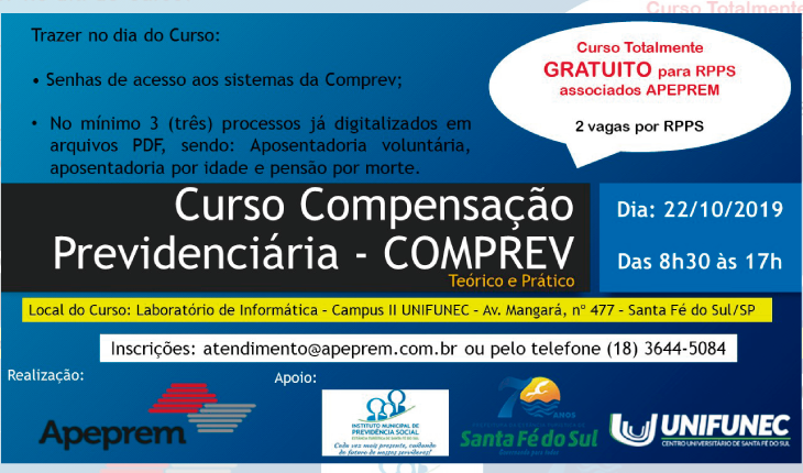 COMPREV - Curso de Compensação Previdenciária