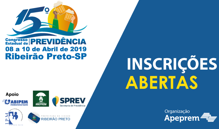 15º Congresso Estadual de Previdência - inscreva-se