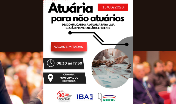 Atuária para não atuários - 13 de maio de 2026
