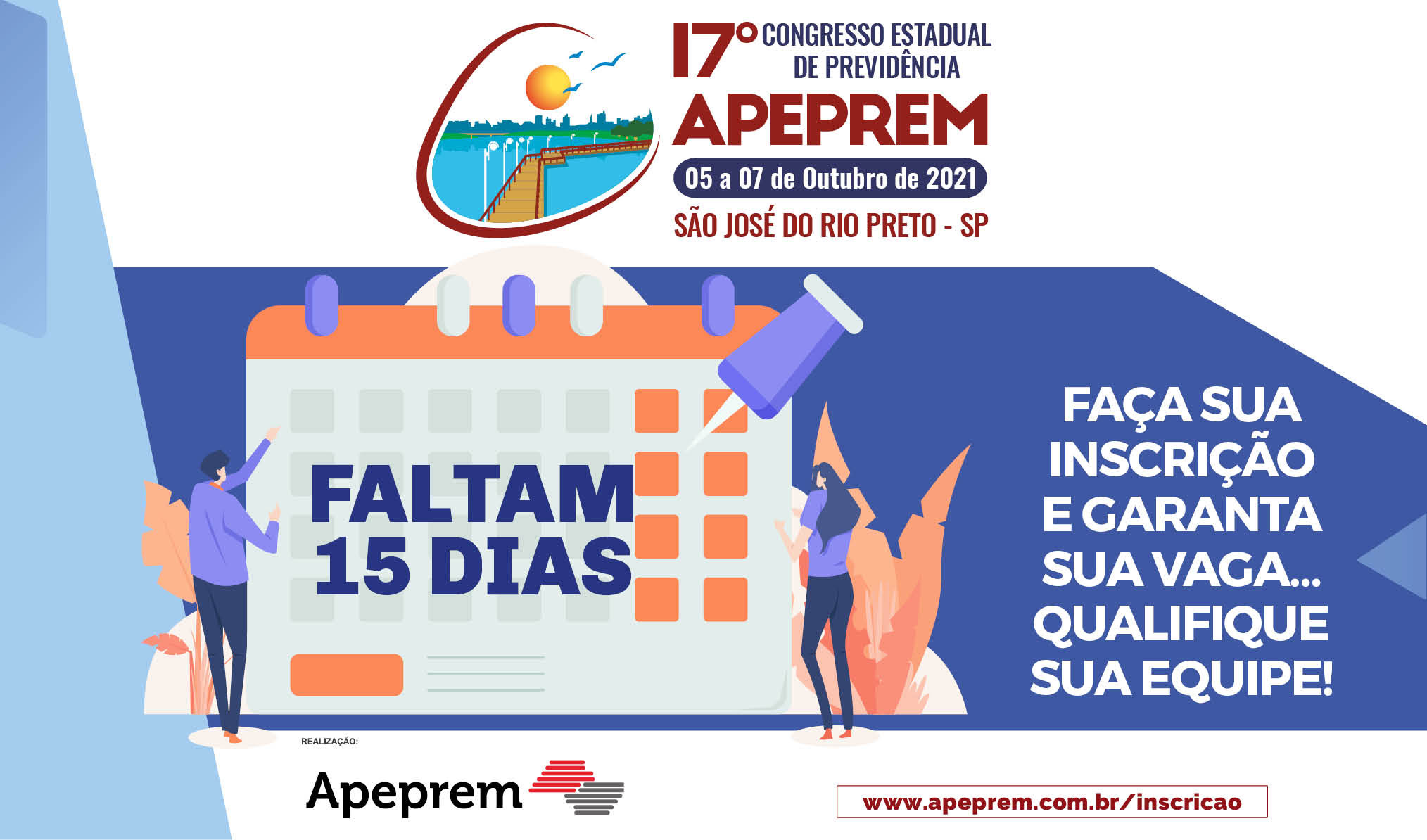 Faltam apenas 15 dias para o 17º Congresso Estadual da Apeprem