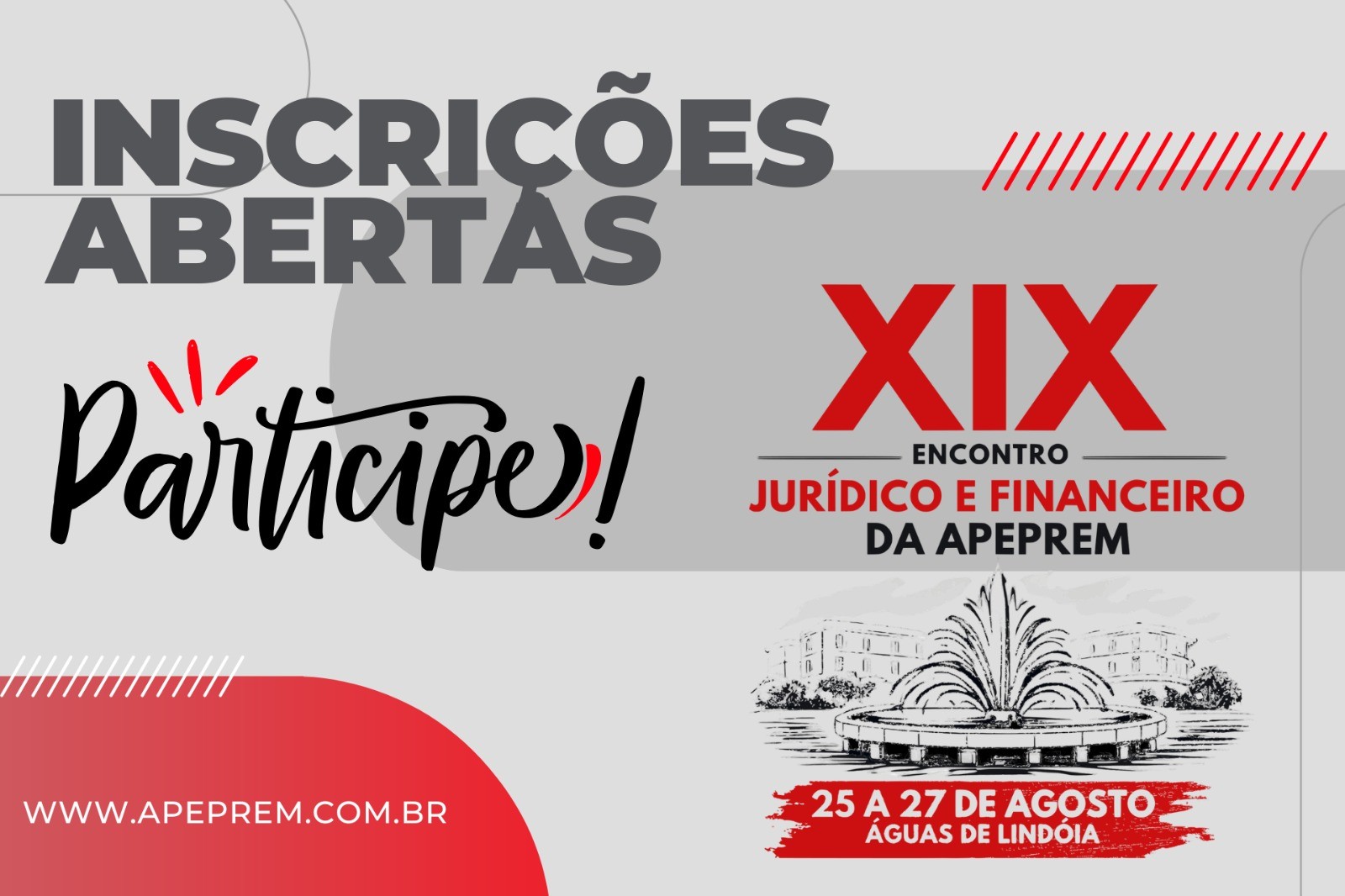 XIX ENCONTRO JURÍDICO E FINANCEIRO DA APEPREM